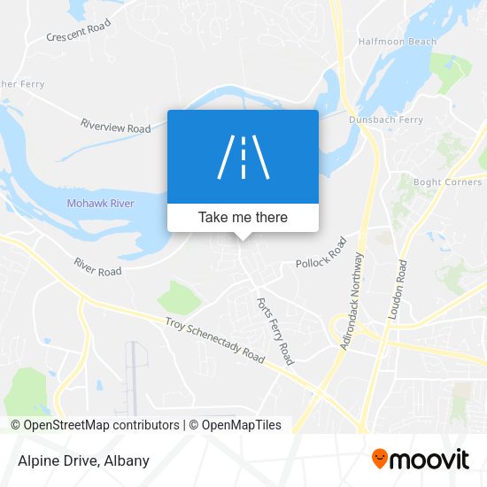 Mapa de Alpine Drive