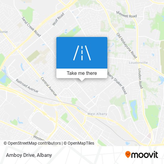 Amboy Drive map