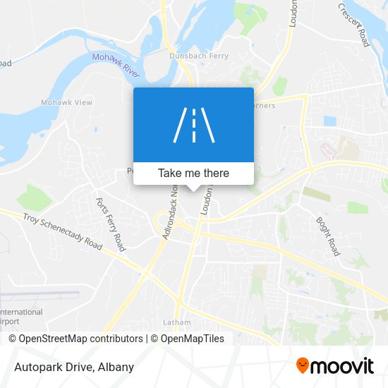 Mapa de Autopark Drive