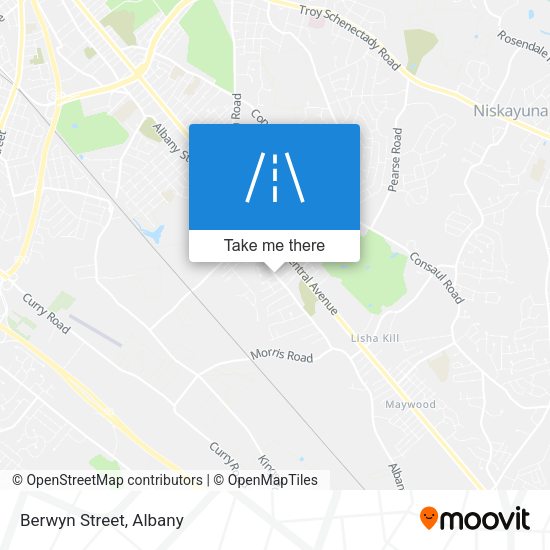 Mapa de Berwyn Street