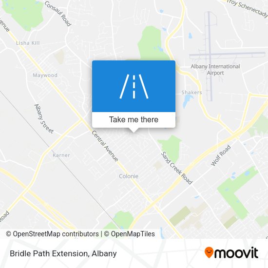 Bridle Path Extension map