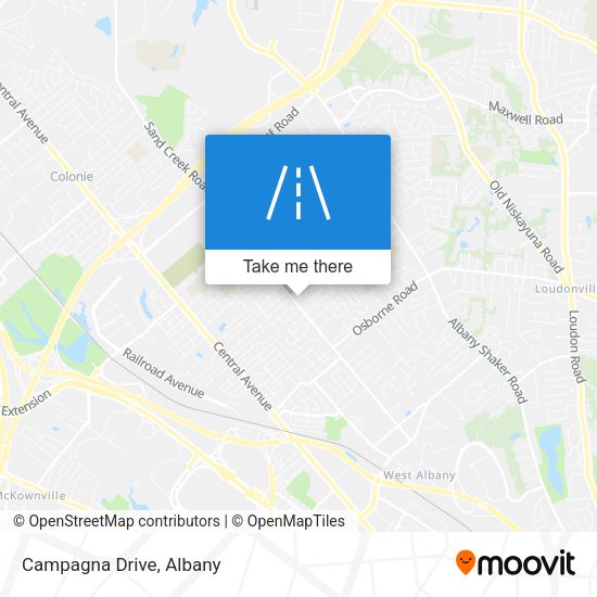 Campagna Drive map