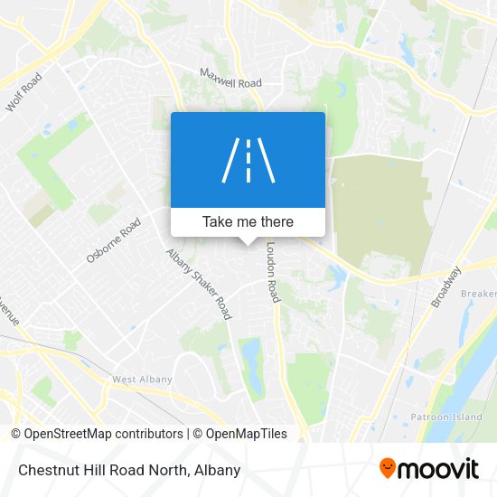 Chestnut Hill Road North map