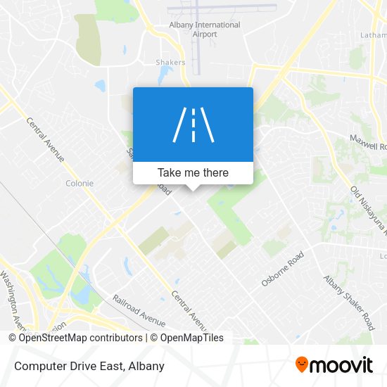Mapa de Computer Drive East