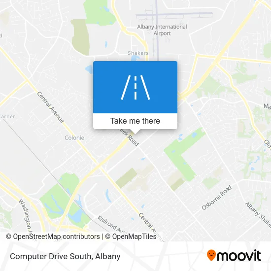 Computer Drive South map