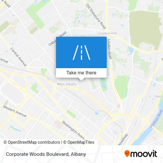 Corporate Woods Boulevard map