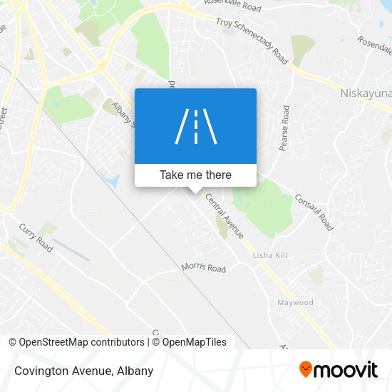 Mapa de Covington Avenue
