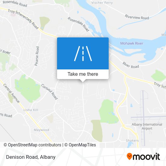 Mapa de Denison Road