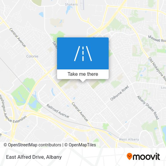 Mapa de East Alfred Drive