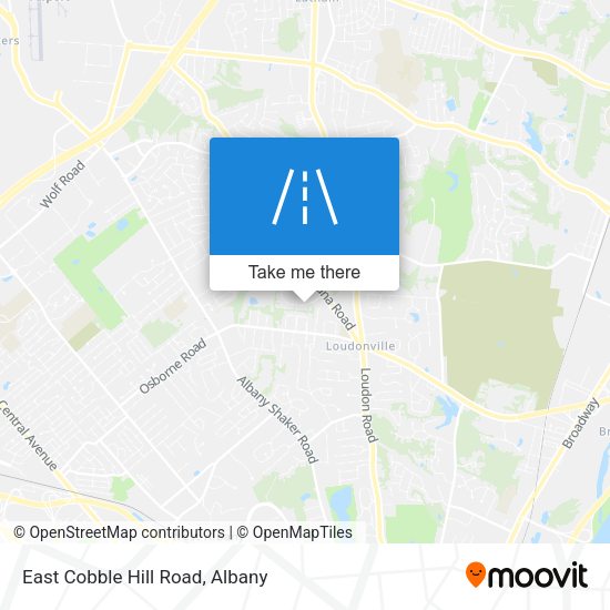 East Cobble Hill Road map