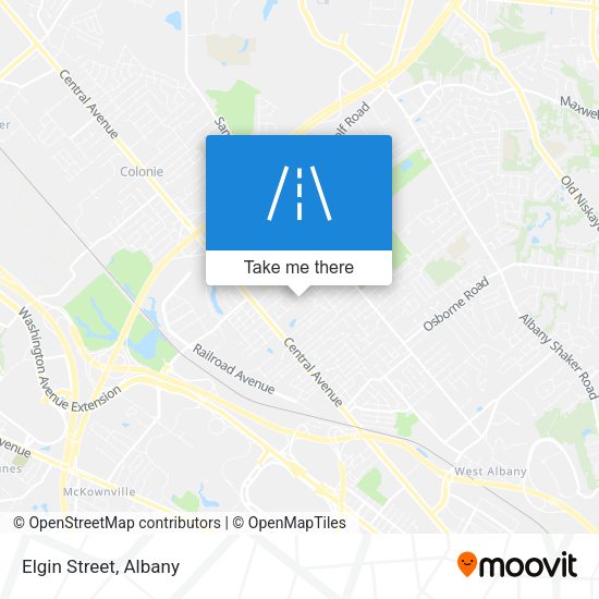 Mapa de Elgin Street