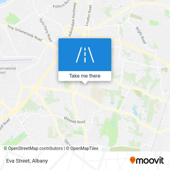 Mapa de Eva Street