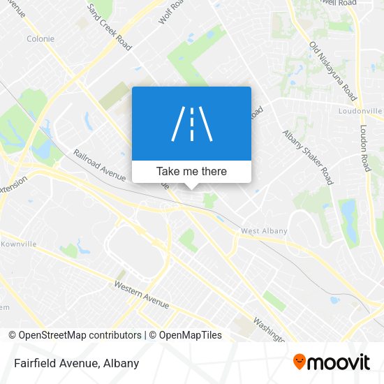 Mapa de Fairfield Avenue
