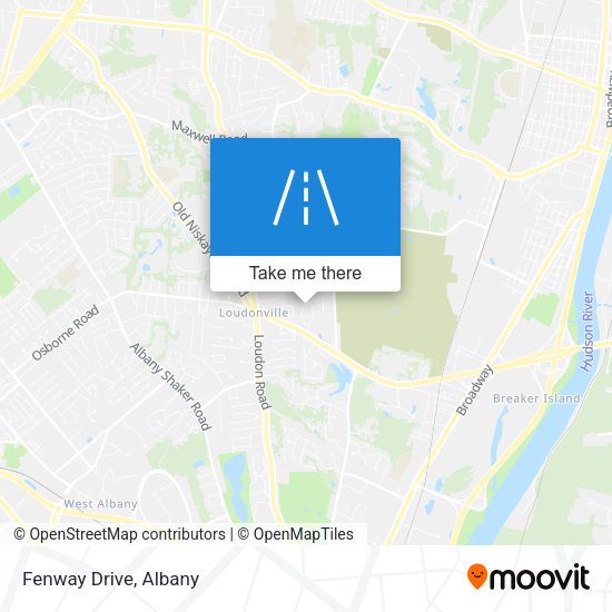 Mapa de Fenway Drive