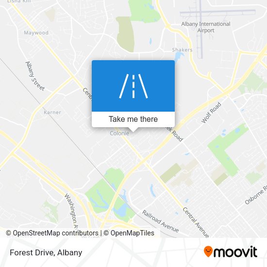 Mapa de Forest Drive