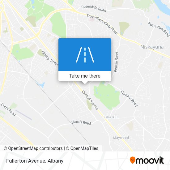 Mapa de Fullerton Avenue