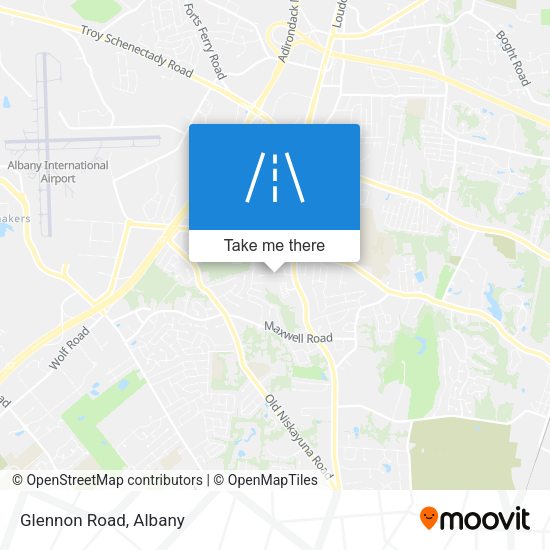 Mapa de Glennon Road