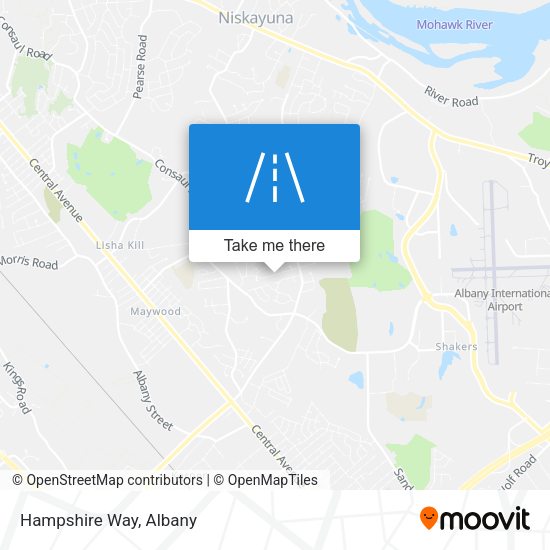 Mapa de Hampshire Way