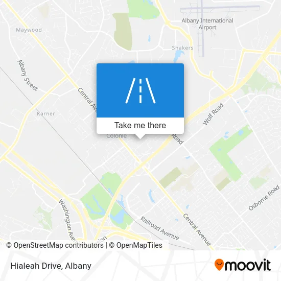 Hialeah Drive map