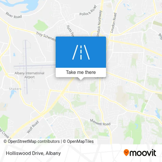 Mapa de Holliswood Drive