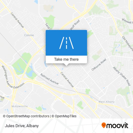 Jules Drive map