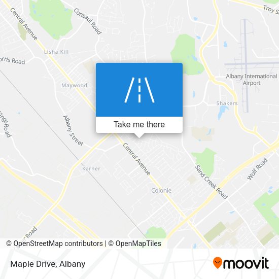 Mapa de Maple Drive