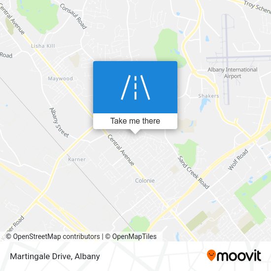 Mapa de Martingale Drive