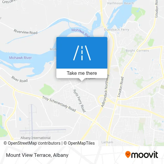 Mount View Terrace map