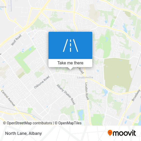 Mapa de North Lane