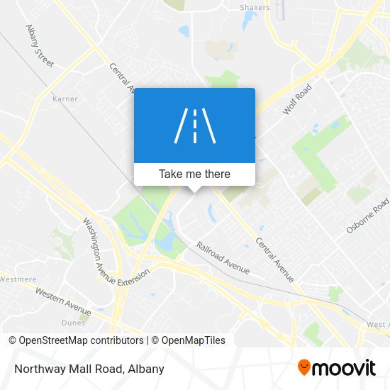 Mapa de Northway Mall Road