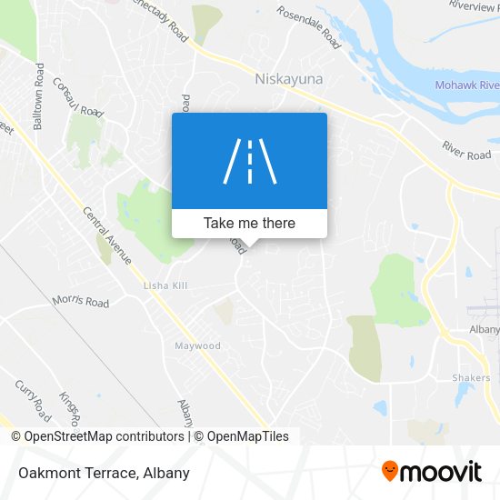 Mapa de Oakmont Terrace