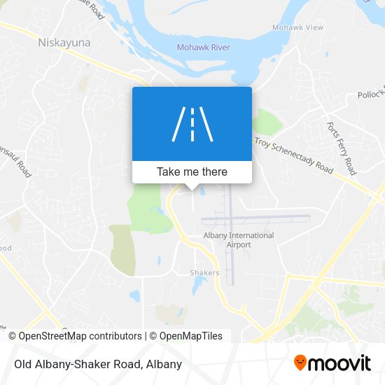 Mapa de Old Albany-Shaker Road