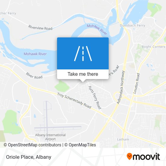 Mapa de Oriole Place