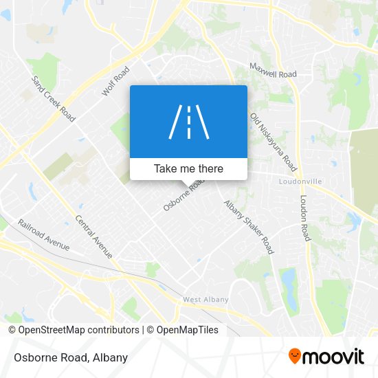 Mapa de Osborne Road