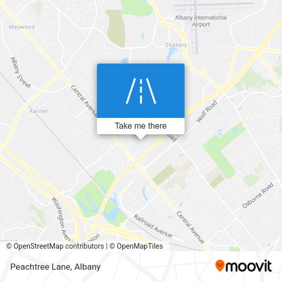 Mapa de Peachtree Lane
