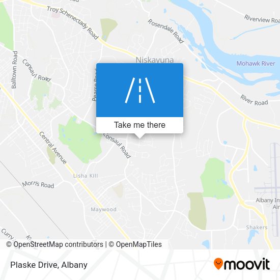 Mapa de Plaske Drive