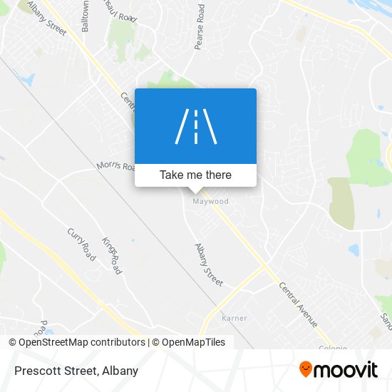 Prescott Street map