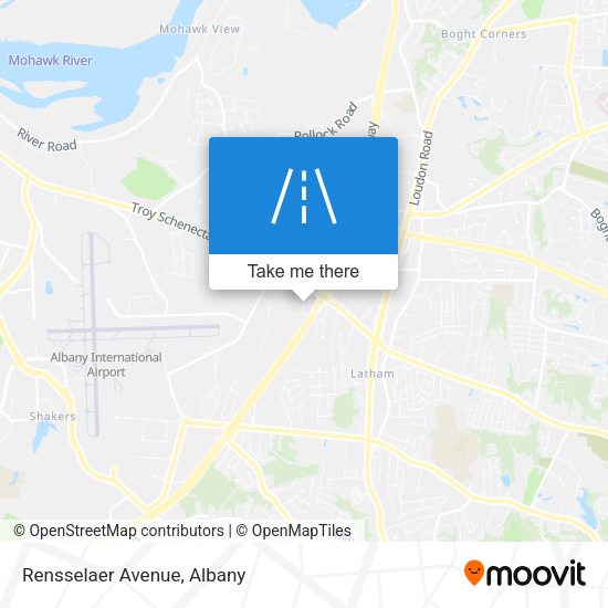 Mapa de Rensselaer Avenue