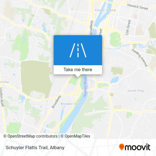 Schuyler Flatts Trail map