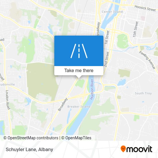 Mapa de Schuyler Lane