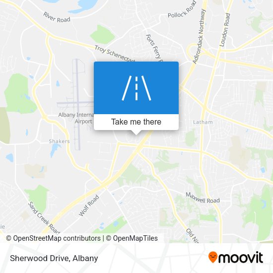 Mapa de Sherwood Drive