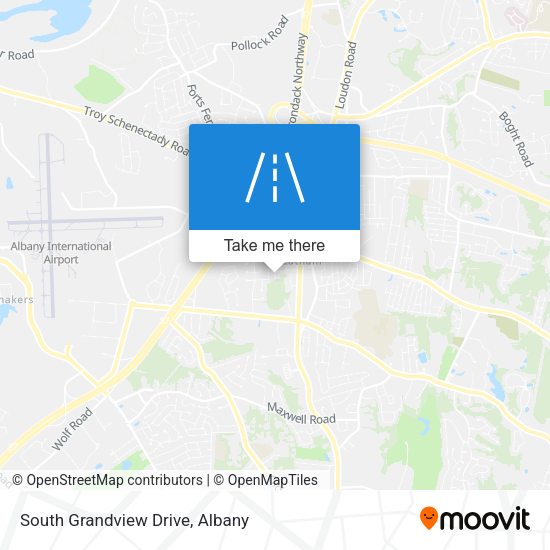 South Grandview Drive map