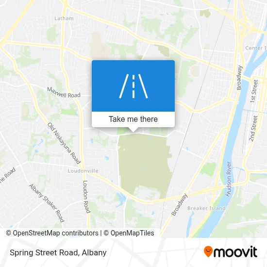 Spring Street Road map