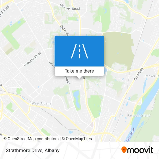 Strathmore Drive map
