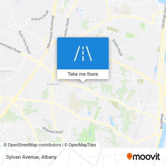 Mapa de Sylvan Avenue