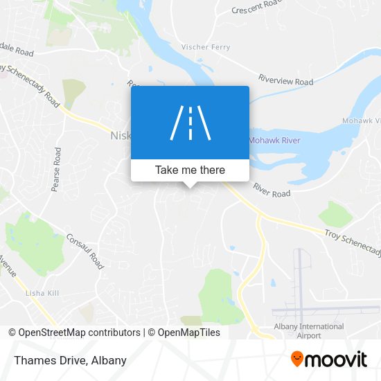 Mapa de Thames Drive