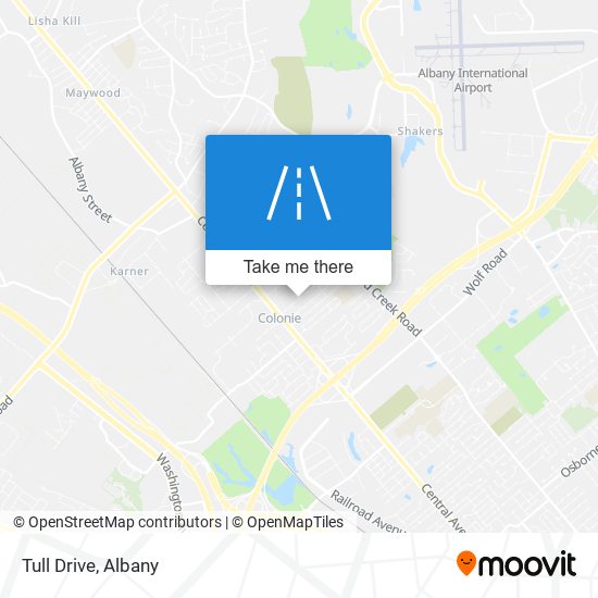 Tull Drive map