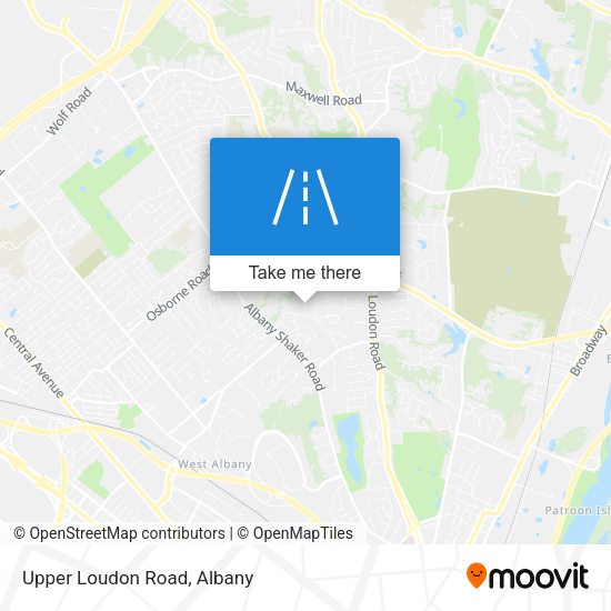 Mapa de Upper Loudon Road