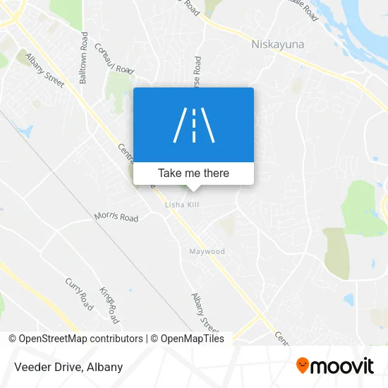 Veeder Drive map