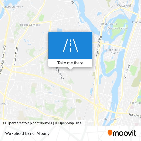 Mapa de Wakefield Lane